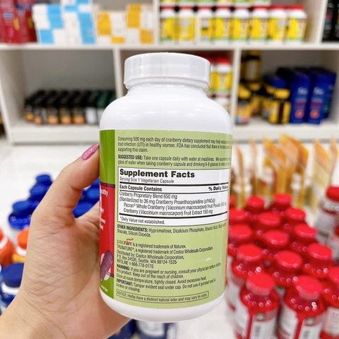 VIÊN UỐNG BỔ THẬN CRANBERRY TRUNATURE CỦA MỸ 140 VIÊN