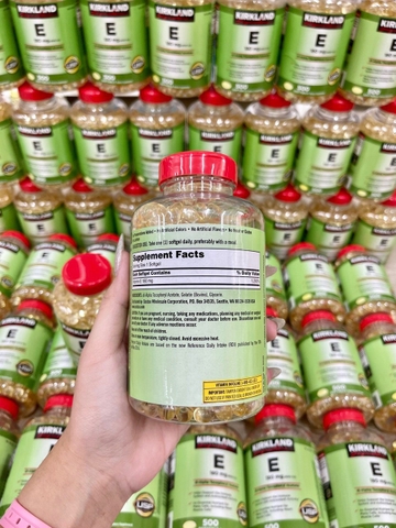VITAMIN E KIRLAND 500 VIÊN CỦA MỸ