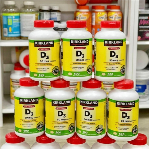 VITAMIN D3 KIRLAND EXTRA STRENGTH CỦA MỸ