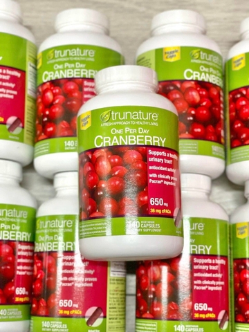 VIÊN UỐNG BỔ THẬN CRANBERRY TRUNATURE CỦA MỸ 140 VIÊN