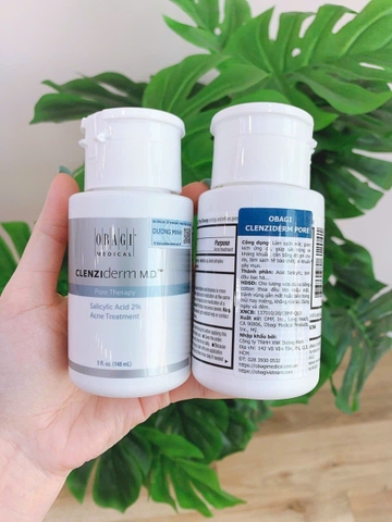 NƯỚC HOA HỒNG  OBAGI CLENZIDERM MD PORE THERAPY (BHA 2%) KIỂM SOÁT DẦU NHỜN, ĐÁNH BAY MỤN ẨN
