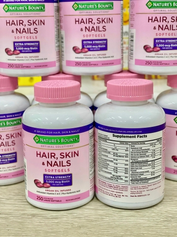 VIÊN UỐNG HAIR  SKIN & NAILS NATURE'S BOUNTY