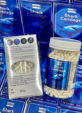 SỤN CÁ MẬP COSTAR SHARK CARTILAGE 365 VIÊN CỦA ÚC