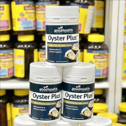 TINH CHẤT HÀU GOODHEALTH OYSTER PLUS ZINC ÚC 60 VIÊN
