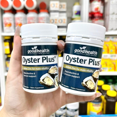 TINH CHẤT HÀU GOODHEALTH OYSTER PLUS ZINC ÚC 60 VIÊN