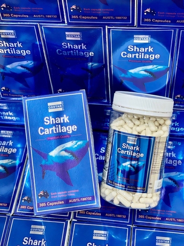 SỤN CÁ MẬP COSTAR SHARK CARTILAGE 365 VIÊN CỦA ÚC