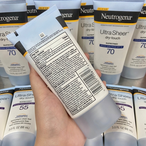 KEM CHỐNG NẮNG NEUTROGENA CỦA MỸ SPF 55 & 70