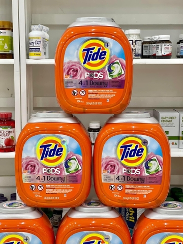 VIÊN GIẶT TIDE PODS DOWNY GIẶT XẢ 4IN1 104 VIÊN