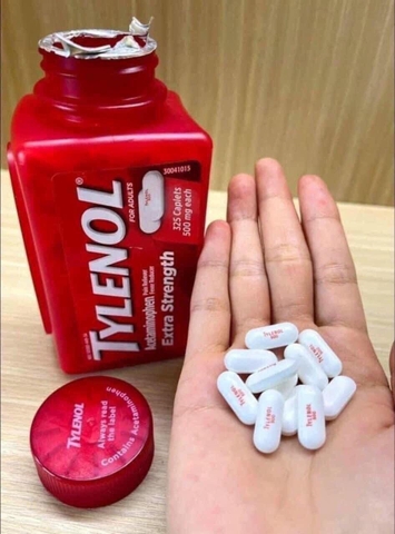 VIÊN UỐNG GIẢM ĐAU HẠ SỐT TYLENOL 500MG