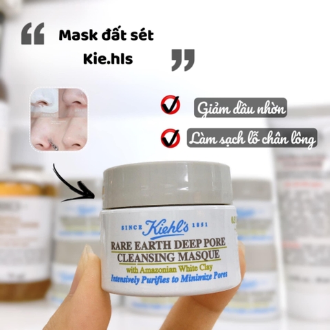 MẶT NẠ ĐẤT SET  KIEHL'S MINI SIZE 14ML