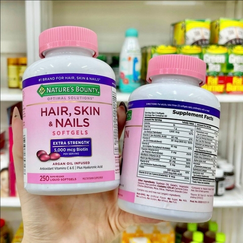 VIÊN UỐNG HAIR  SKIN & NAILS NATURE'S BOUNTY