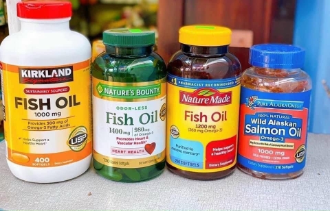 VIÊN UỐNG DẦU CÁ FISH OIL NATURE'S BOUNTY 1400MG 980MG OMEGA 3