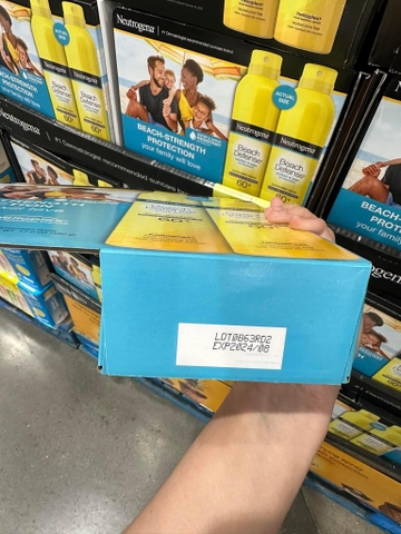 SET XỊT CHỐNG NẮNG NEUTROGENA  ( 240GR X 2) SPF 60