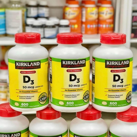 VITAMIN D3 KIRLAND EXTRA STRENGTH CỦA MỸ