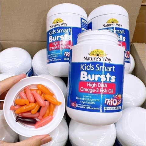 VIÊN NHAI OMEGA 3 KIDS  SMART BURST