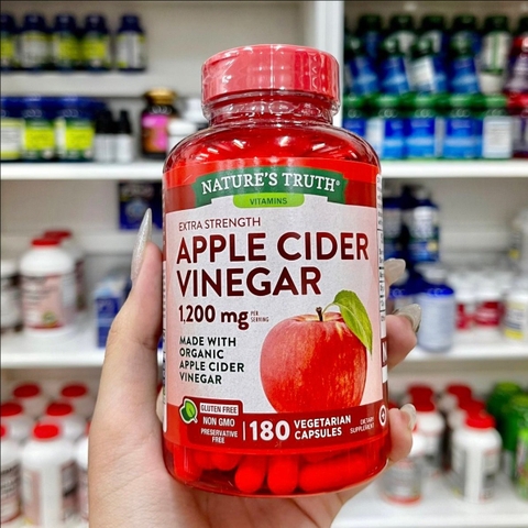 VIÊN UỐNG GIẢM CÂN GIẤM TÁO APPLE CIDER VINEGAR 180V