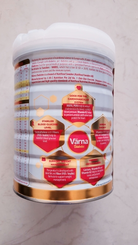 SỮA TIỂU ĐƯỜNG VARNA DIABETES THỤY ĐIỂN