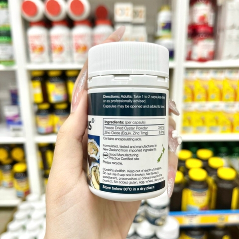 TINH CHẤT HÀU GOODHEALTH OYSTER PLUS ZINC ÚC 60 VIÊN