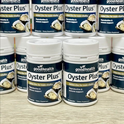 TINH CHẤT HÀU GOODHEALTH OYSTER PLUS ZINC ÚC 60 VIÊN