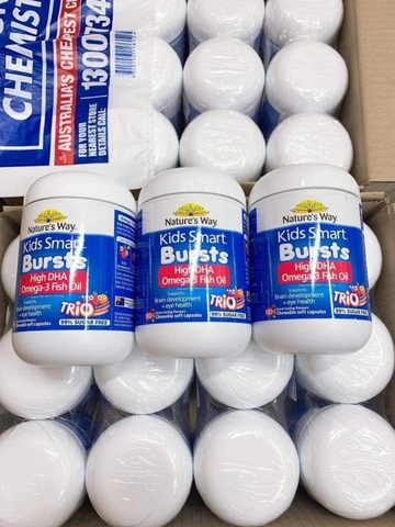 VIÊN NHAI OMEGA 3 KIDS  SMART BURST