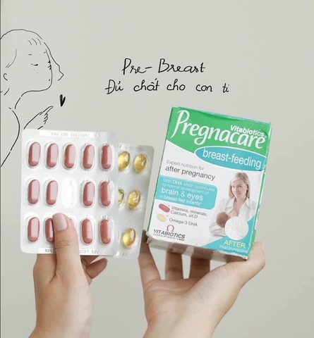 PREGNACARE BREAST - FEEDING VIÊN UỐNG CHO MẸ SAU SINH CỦA ANH