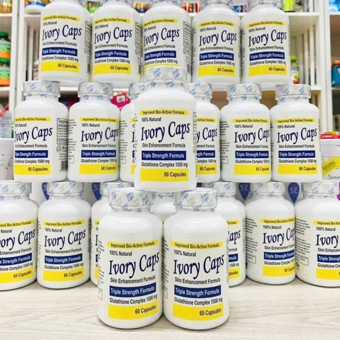 VIÊN UỐNG TRẮNG DA IVORY CAPS GIẢM NÁM , TÀN NHANG CỦA MỸ