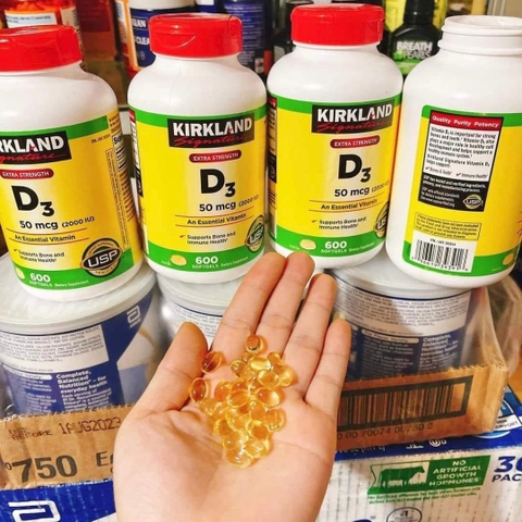 VITAMIN D3 KIRLAND EXTRA STRENGTH CỦA MỸ