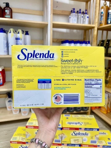 ĐƯỜNG ĂN KIÊNG SPLENDA 10000 gói - DÀNH CHO NGƯỜI TIỂU ĐƯỜNG VÀ ĂN KIÊNG