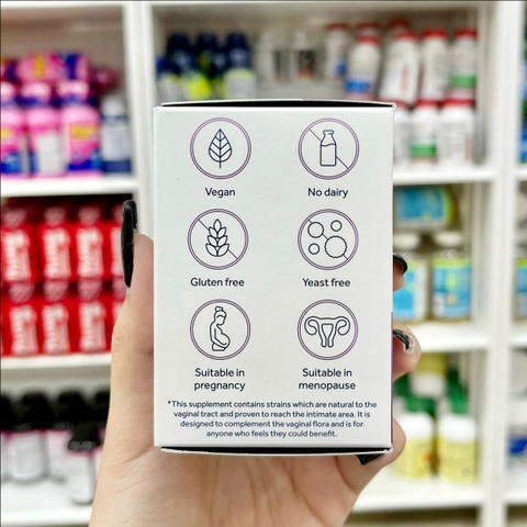 MEN PHỤ KHOA OPTIBAC TÍM HỘP 30 VIÊN