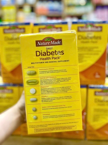 VIÊN UỐNG ĐIỀU HÒA TIỂU ĐƯỜNG DIABETES HEALTH PACK
