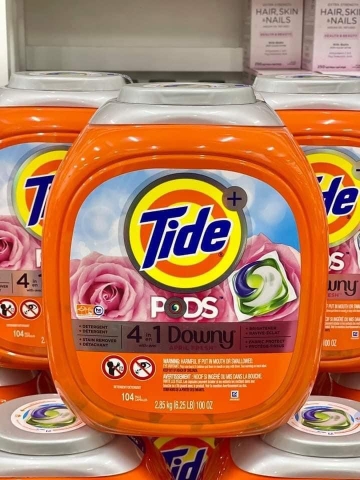 VIÊN GIẶT TIDE PODS DOWNY GIẶT XẢ 4IN1 104 VIÊN