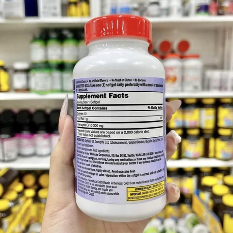 VIÊN UỐNG HỖ TRỢ TIM MẠCH KIRLAND COQ10 300MG 100 VIÊN CỦA MỸ