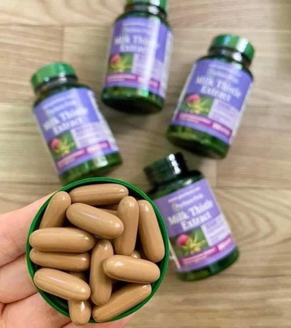 VIÊN UỐNG BỔ GAN, GIẢI ĐỘC GAN PURITAN'S PRIDE MILK THISTLE EXTRACT 1000MG - 180 VIÊN