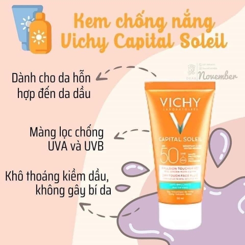 KEM CHỐNG NẮNG VICHY CỦA PHÁP