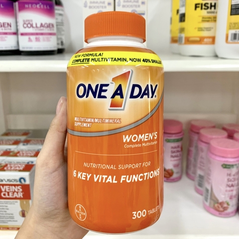 VIÊN UỐNG VITAMIN & KHOÁNG CHẤT DƯỚI 50 TUỔI CHO NAM VÀ NỮ ONE A DAY CỦA MỸ