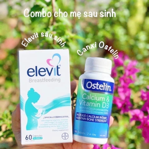 VIÊN UỐNG ELEVIT CHO MẸ SAU SINH VÀ CHO CON BÚ CỦA MỸ