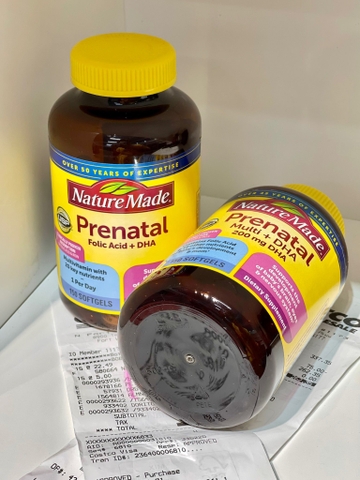 BỔ BẦU PRENATAL MULTI + DHA 150V CỦA MỸ