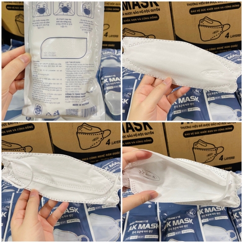 KHẨU TRANG Y TẾ 4 LỚP KF94 MASK LỌC BỤI MỊN BẢO VỆ SỨC KHOẺ THÙNG 30 TÚI /  TÚI 10 CÁI