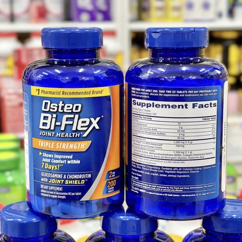 VIÊN UỐNG BỔ XƯƠNG KHỚP OSTEO BI-FLEX CỦA MỸ ĐẶC TRỊ ĐAU XƯƠNG KHỚP NẶNG