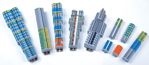 FJ1 SERIES SPRING TYPE EARTH TERMINAL BLOCKS
