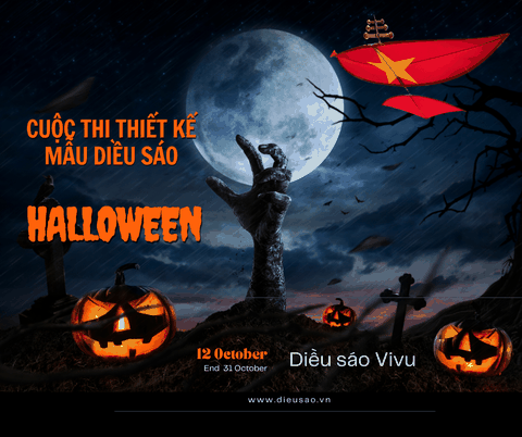 Cuộc thi THIẾT KẾ DIỀU SÁO theo chủ đề HALLOWEEN