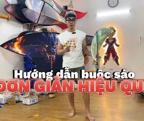 Hướng dẫn buộc sáo lên diều