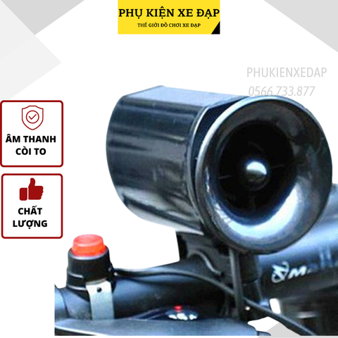 Còi xe đạp, xòi xe 6 âm thanh chống thấm nước