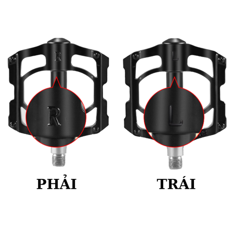 Bàn đạp xe đạp, peldan xe đạp chất lượng bền bỉ hợp kim nhôm