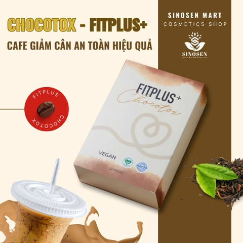 Cà phê giảm cân Chocotox Fitplus - giảm cân an toàn, không gây mệt mỏi. đào thải mỡ hiệu quả
