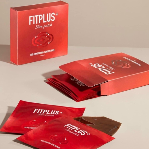 01 Miếng lẻ cao dán tiêu mỡ FITPLUS - giúp ấm vùng bụng, tan mỡ bụng, săn chắc vùng bụng, cải thiện rạn da.