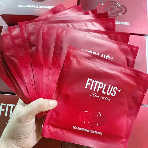 01 Miếng lẻ cao dán tiêu mỡ FITPLUS - giúp ấm vùng bụng, tan mỡ bụng, săn chắc vùng bụng, cải thiện rạn da.