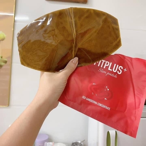 01 Miếng lẻ cao dán tiêu mỡ FITPLUS - giúp ấm vùng bụng, tan mỡ bụng, săn chắc vùng bụng, cải thiện rạn da.