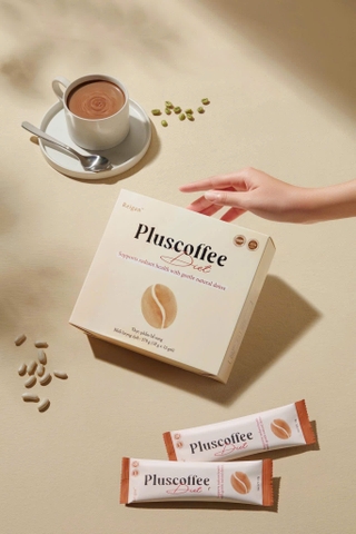 Pluss Coffee Diet cà phê sữa hổ trợ giảm cân kiểm soát cân nặng - Hộp 15 gói