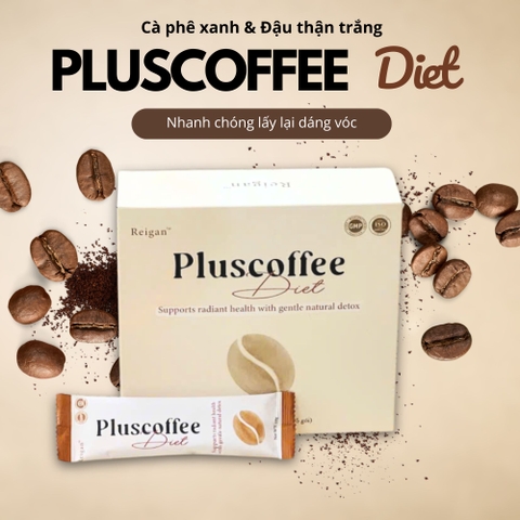 01 Gói lẻ Pluss Coffee Diet cà phê sữa hổ trợ giảm cân kiểm soát cân nặng cho người mới muốn trải nghiệm